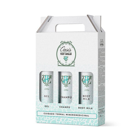 Oasis Thermal Care Pack Gel + Champú + Leche Corporal