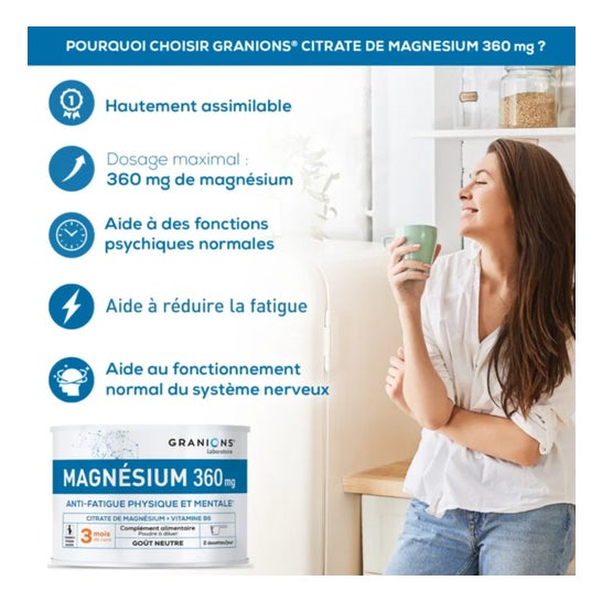 Granions Magnésium 360mg 210g