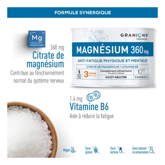 Granions Magnésium 360mg 210g