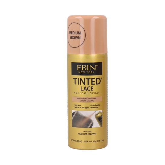 Ebin New York Tinted Lace Spray Medium Brown 80 ml