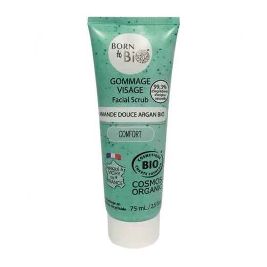 Born To Bio Exfoliante Facial Piel Normal Bio 75ml
