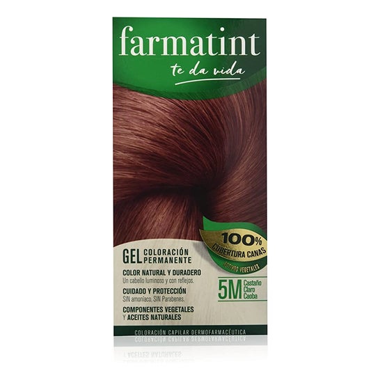 Farmatint Gel 5M Castaño Claro Caoba 135ml