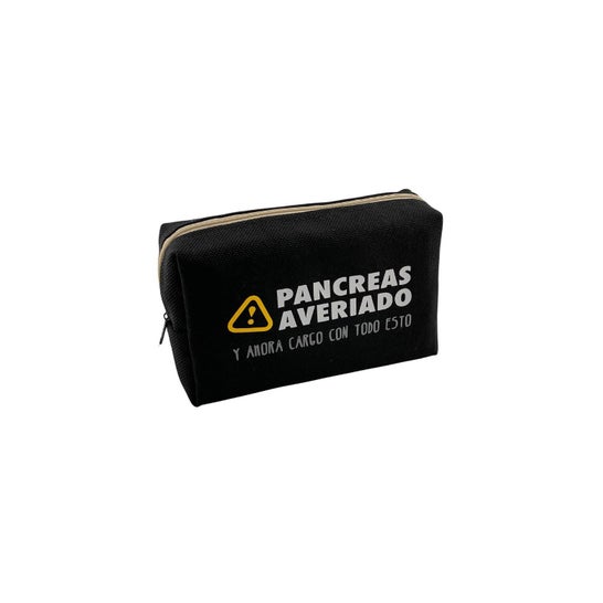Ikooki "Páncreas Averiado" Estuche Diabetes Negro 1 ud