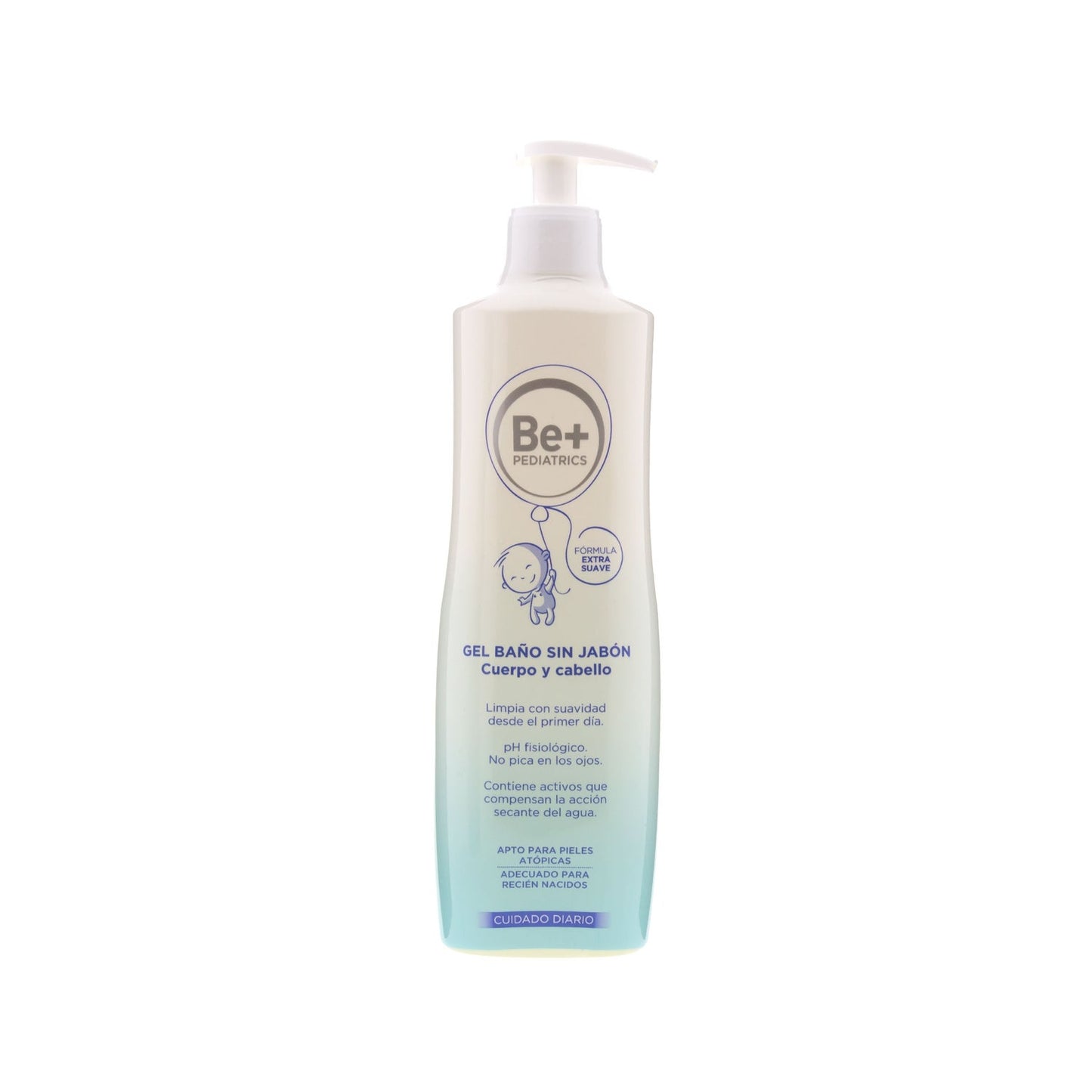 Be+ Pediatrics gel de baño sin jabón 500ml