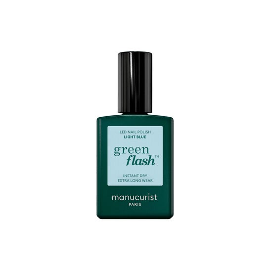 Manucurist Green Flash Nail Polish Light Blue 15 ml
