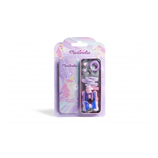 Martinelia Unicorn Tin Box Hair Set