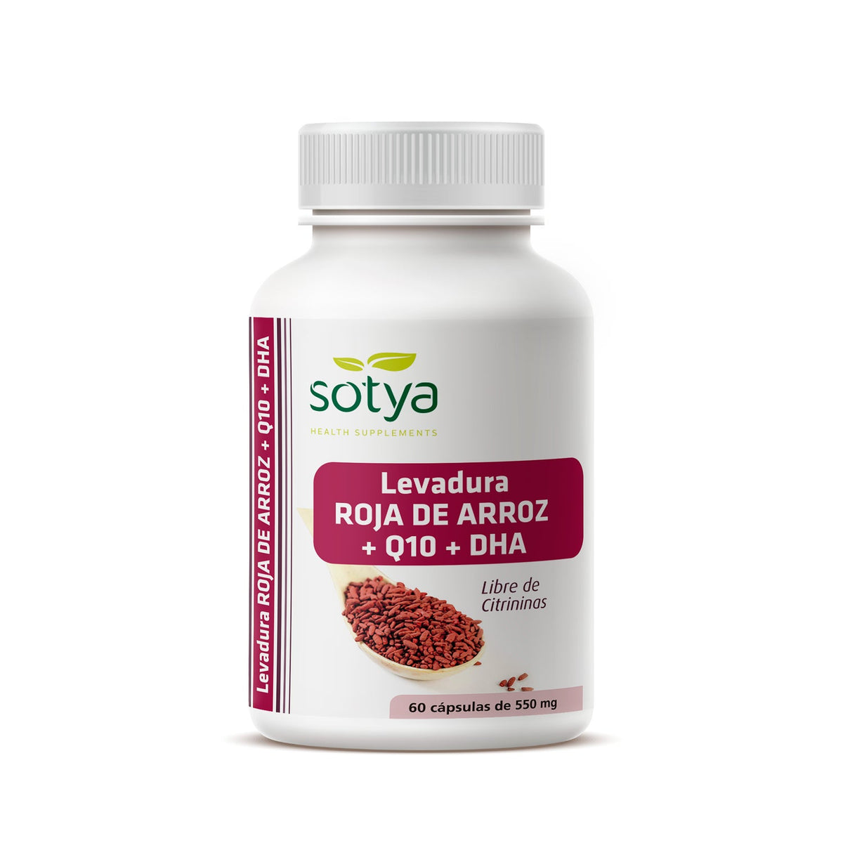 Sotya Levadura Roja de Arroz + Q10 +Dha 60caps