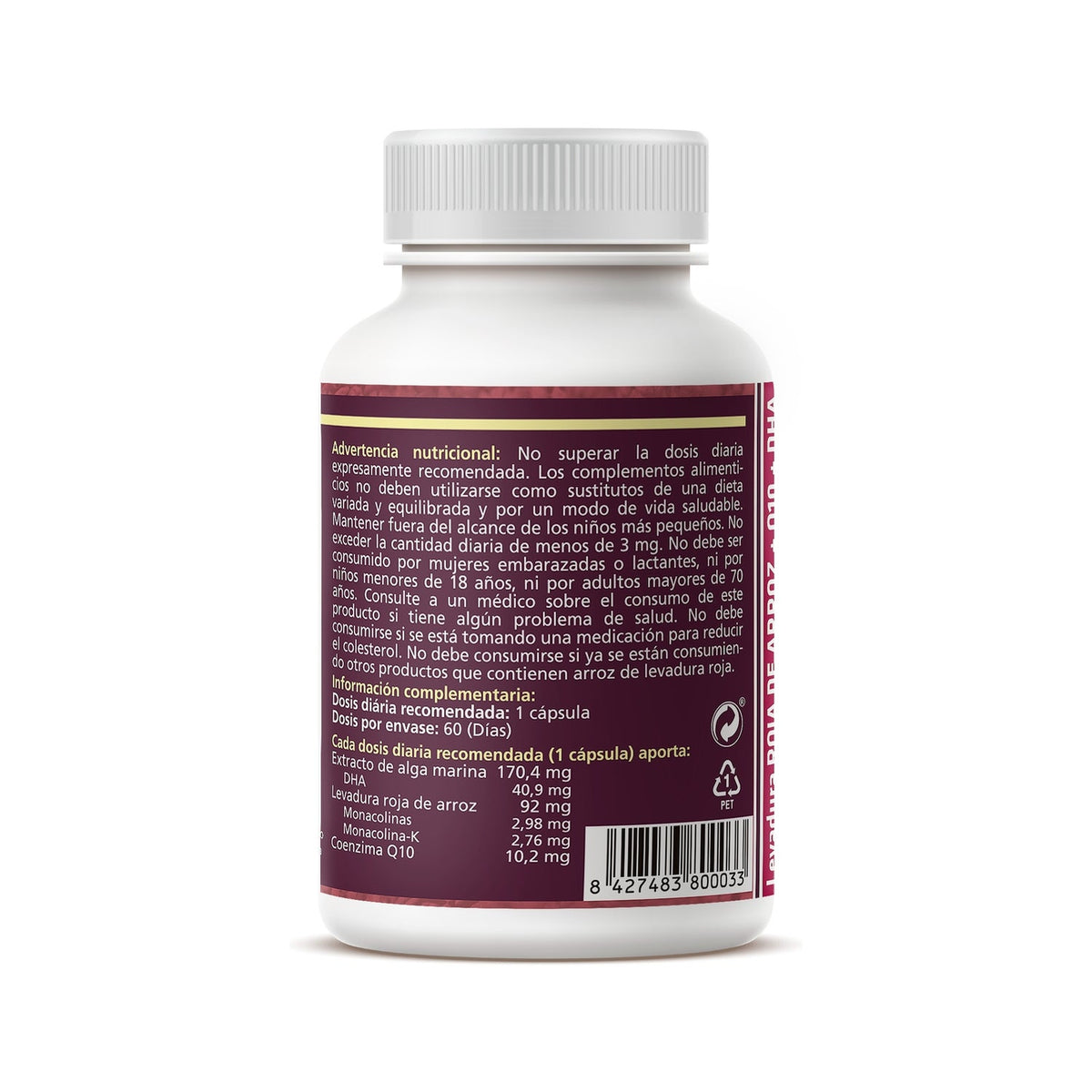 Sotya Levadura Roja de Arroz + Q10 +Dha 60caps