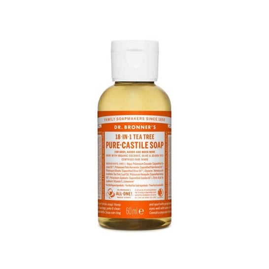 Dr. Bronner'S Jabón Líquido Árbol Del Té Bio 60 ml