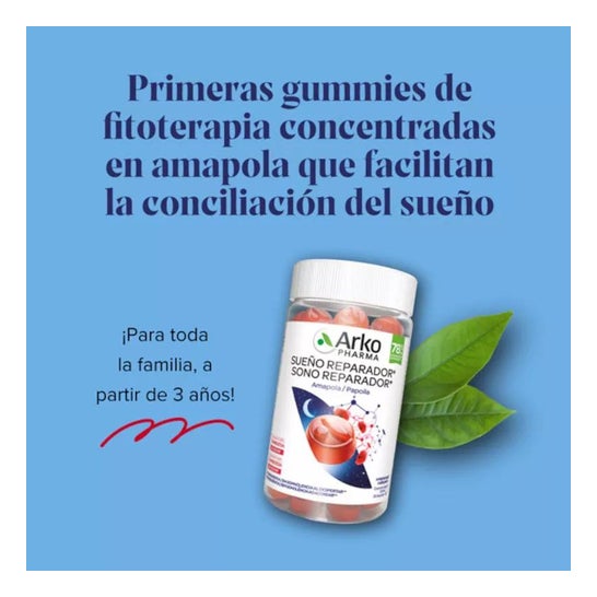 Arkopharma Arkogummies Sueño Reparador Amapola 60 uds