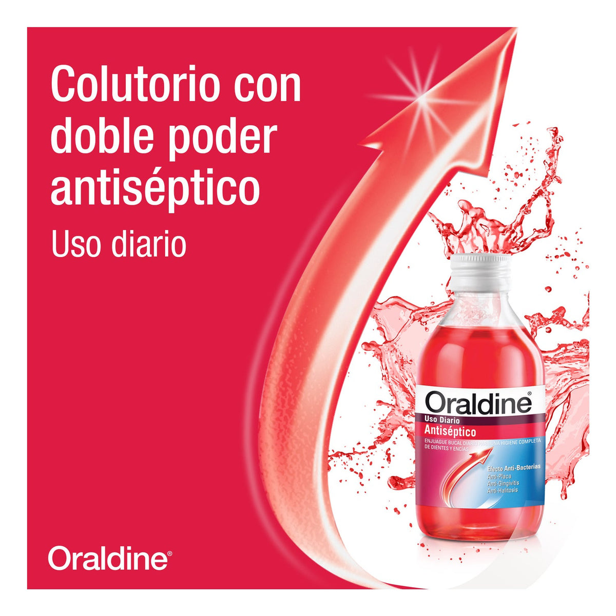 Oraldine Colutorio Antiséptico 400ml + 200ml