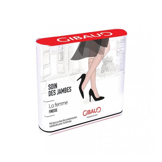 Gibaud La Femme Finesse C2 Pantimedia Encaje Negro L2 1 ud