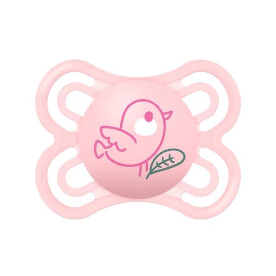 Mam Chupete Silicona Perfect 2-6M Rosa 1ud