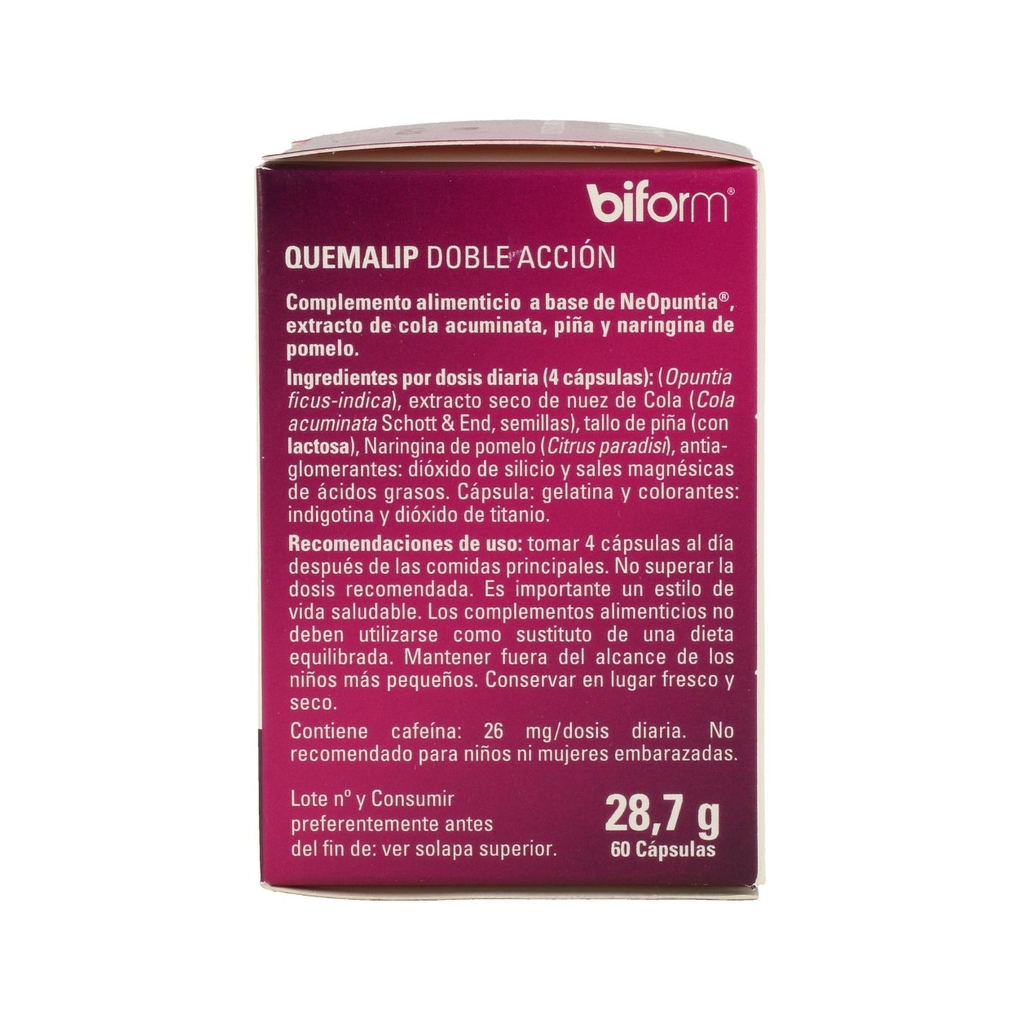 Biform Quemalip Doble Acción 60caps