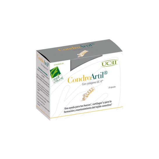100% Natural CondroArtil con colágeno UC-II 30 cápsulas