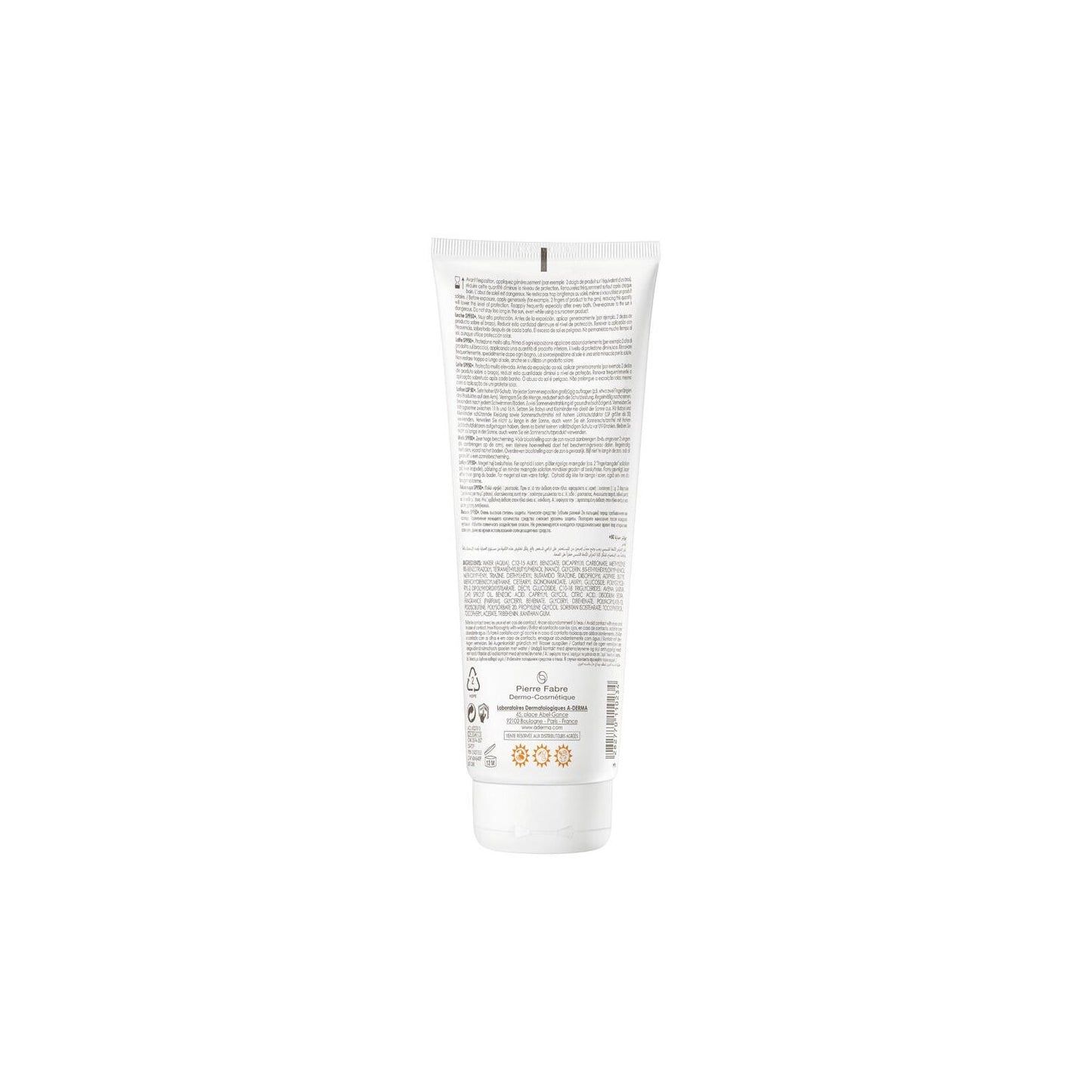 A-Derma Protect Leche Solar SPF50+ 250ml
