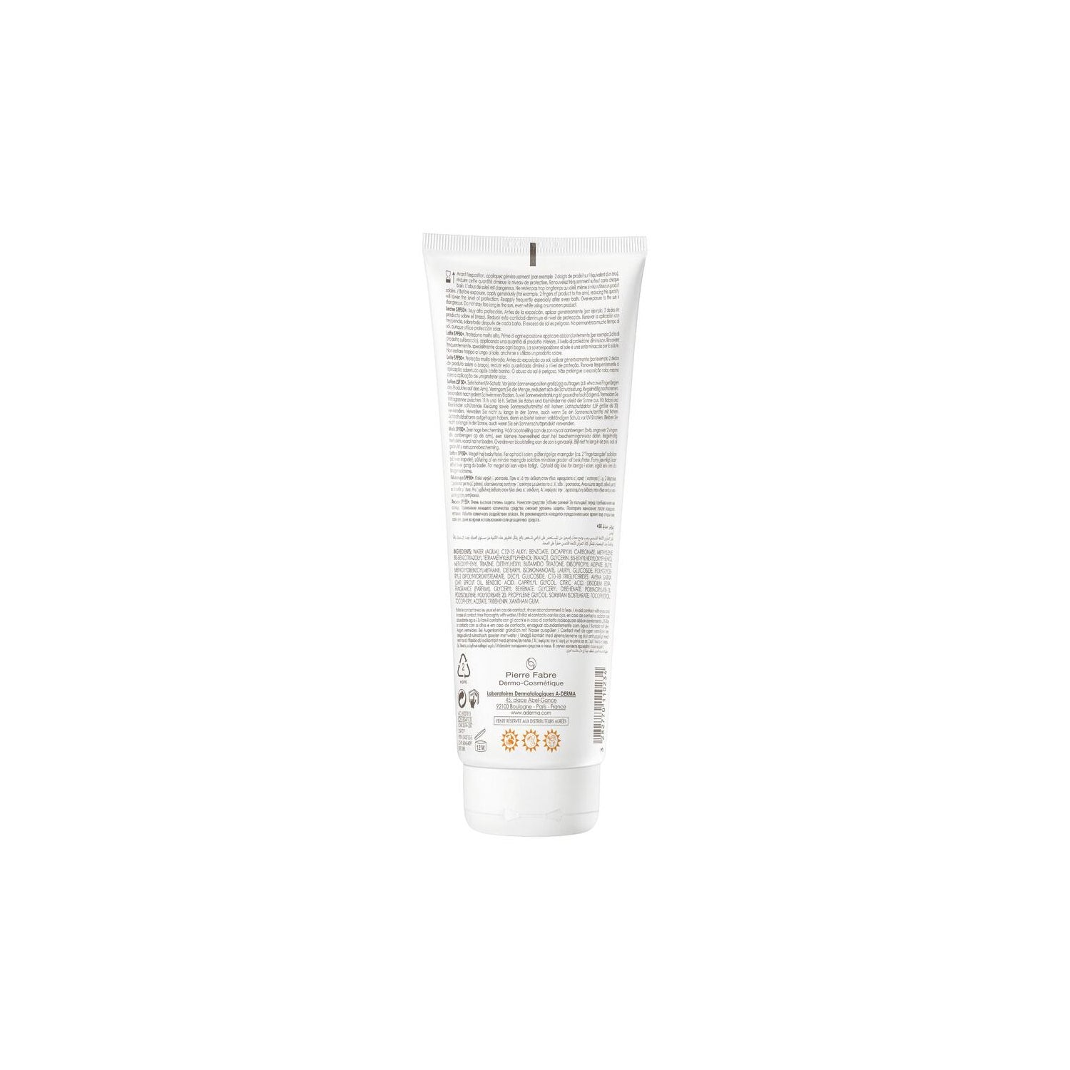 A-Derma Protect Leche Solar SPF50+ 250ml