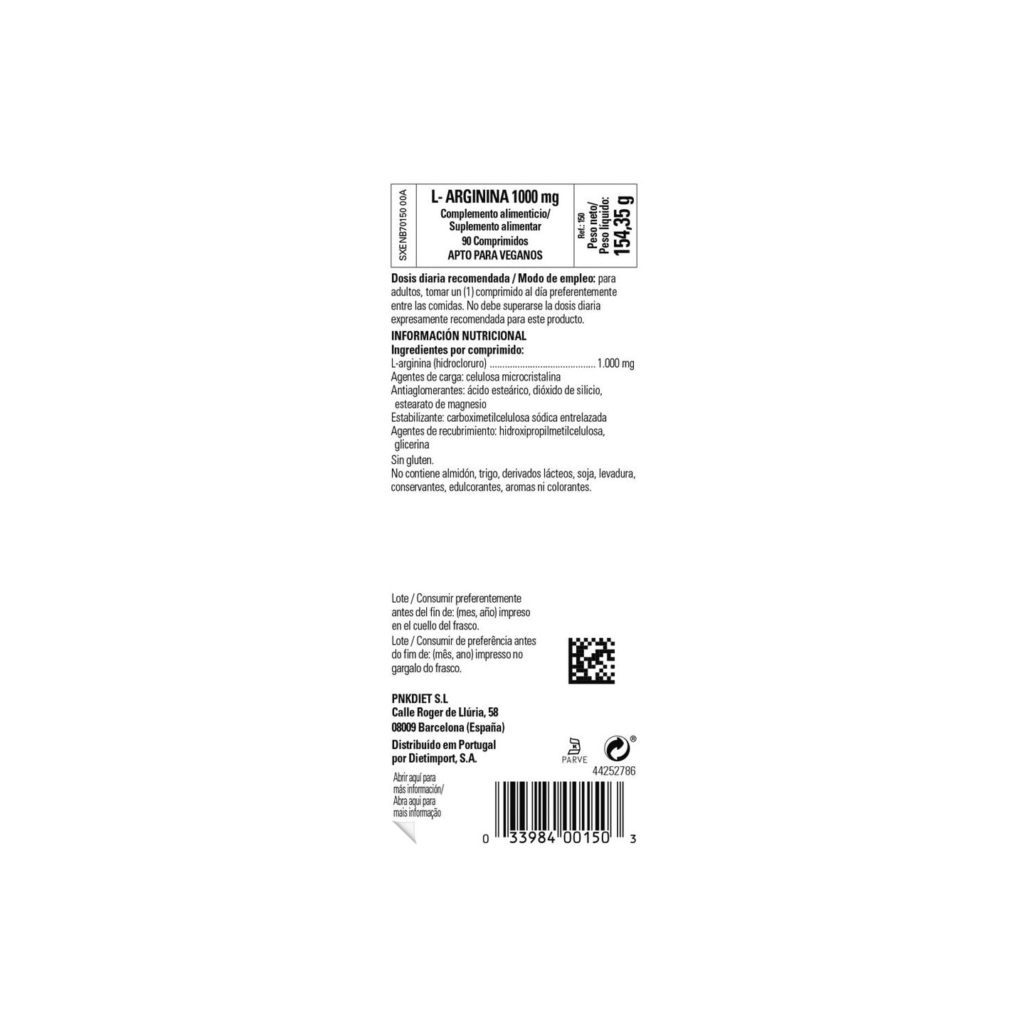 Solgar L-Arginina 1000mg 90comp