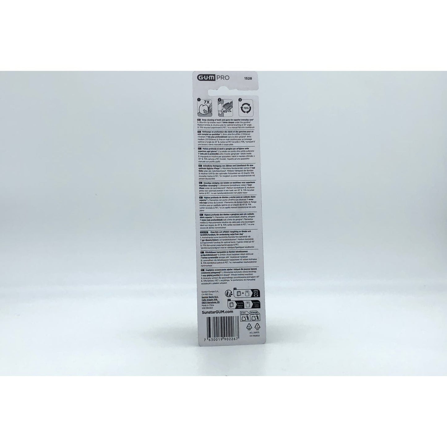 GUM Pro Cepillo Dental Medio 2uds