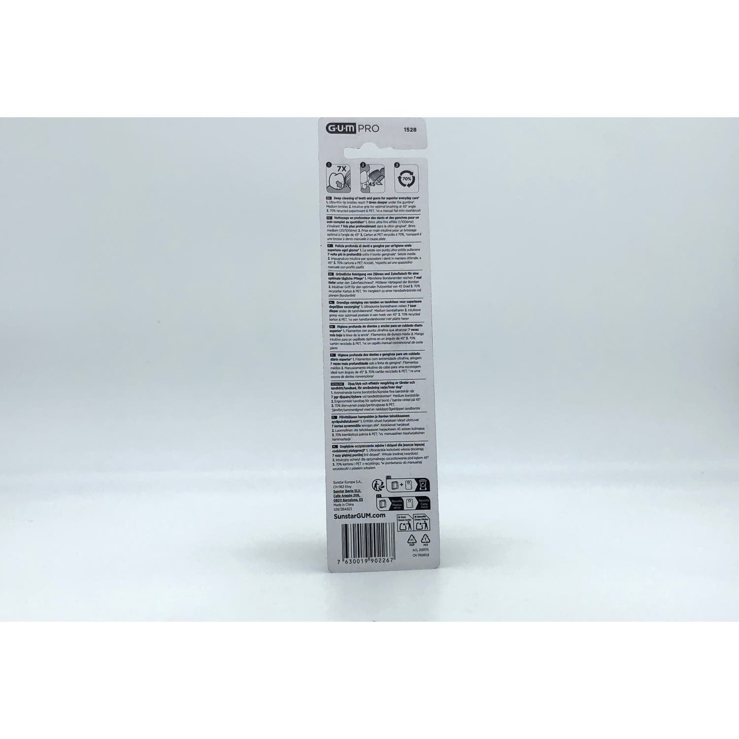 GUM Pro Cepillo Dental Medio 2uds