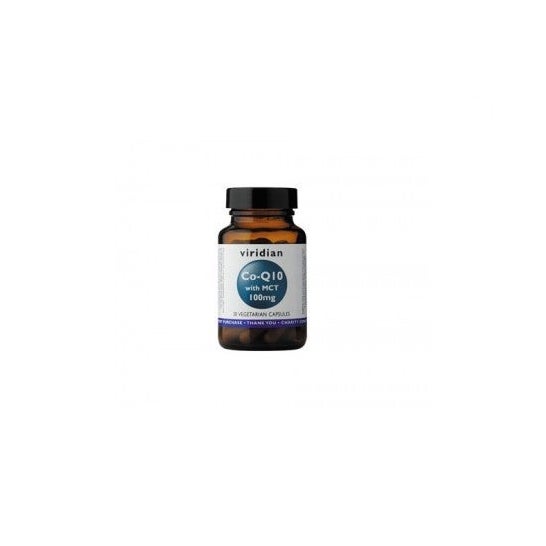 Viridian Co-Q10 con MCT 100mg 30cáps