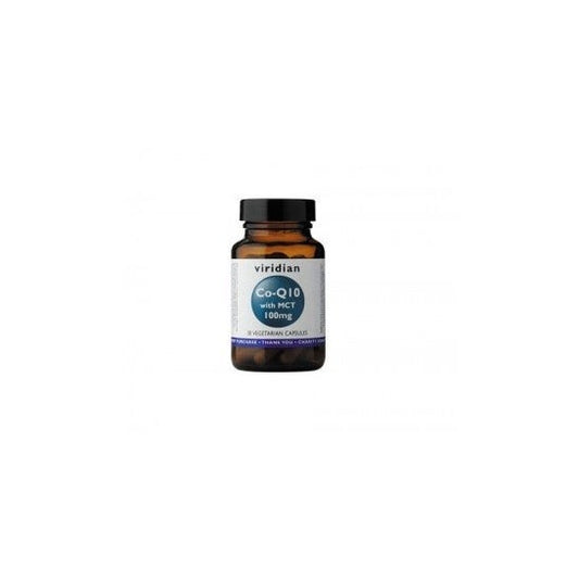 Viridian Co-Q10 con MCT 100mg 30cáps