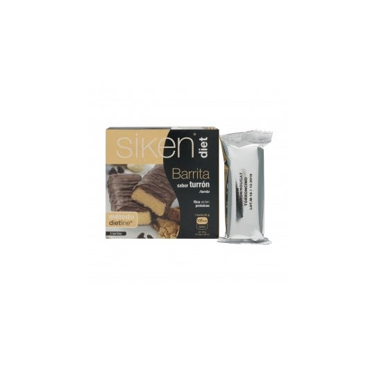 Siken Diet barrita sabor turrón 5 uds