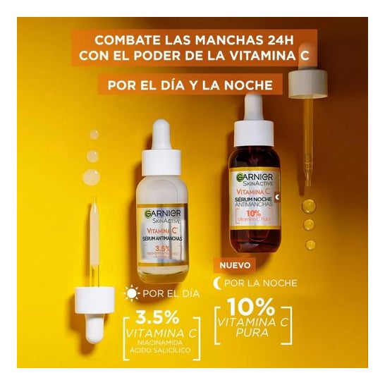 Garnier SkinActive Vitamina C Sérum Noche Antimanchas 30ml