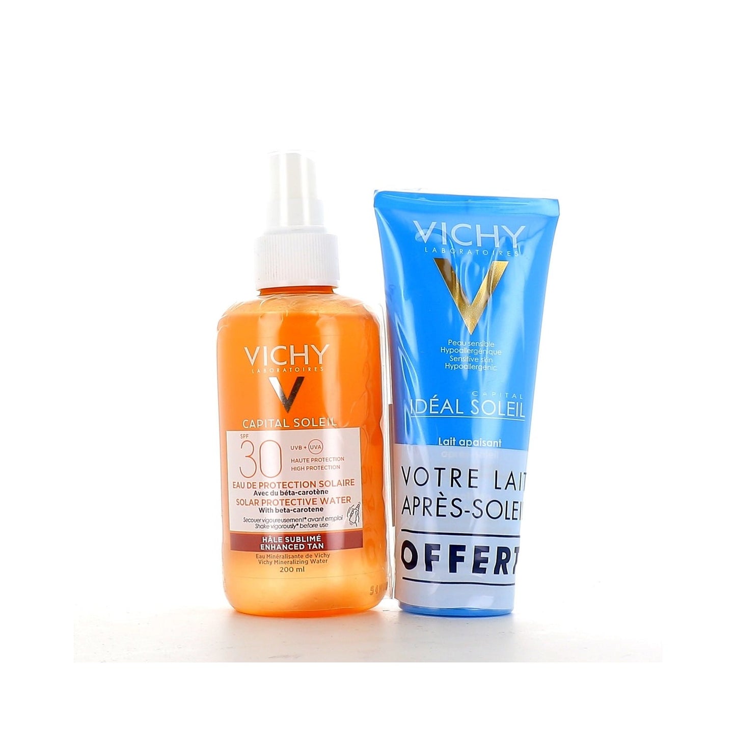 Vichy Eau De Protection Solaire Hale Sublimé Spf30 + Lait Apais