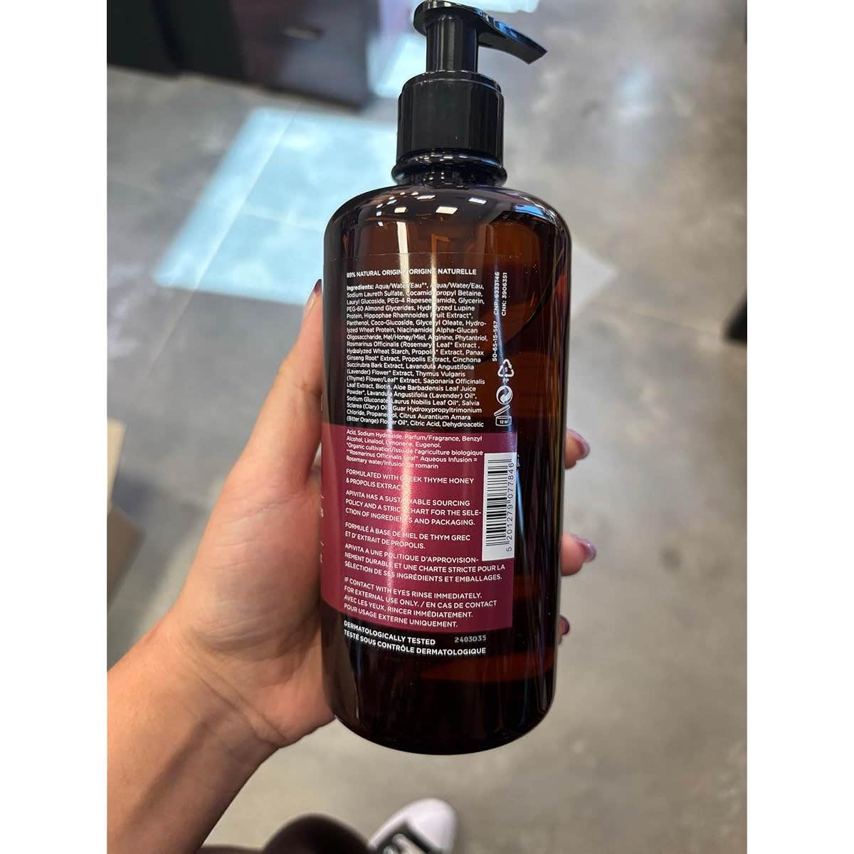 Apivita Tonic Champú Tónico Anticaída Mujer 500ml