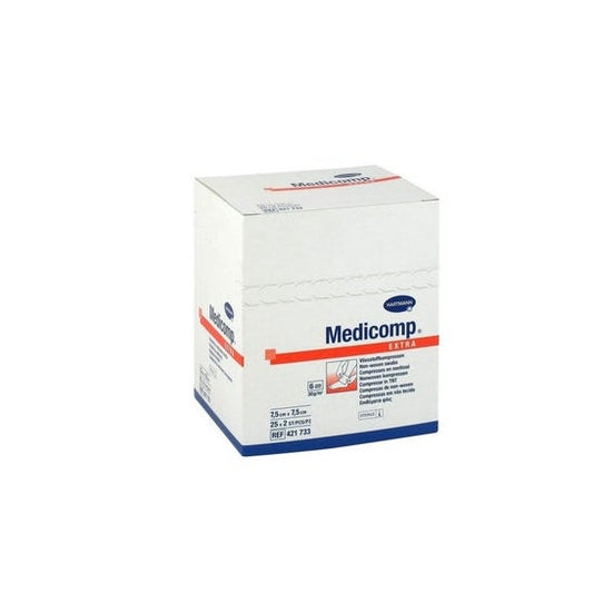Medicomp Compresa Estéril No Tejido 7.5x7.5cm 2x25uds