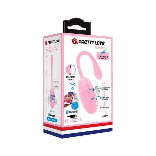 Pretty Love Doreen Huevo Vibrador Recargable Rosa 1ud