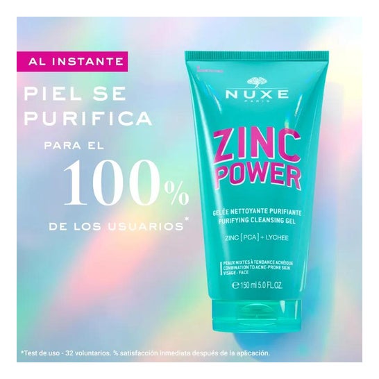 Nuxe Zinc Power Gel limpiador purificante 150ml