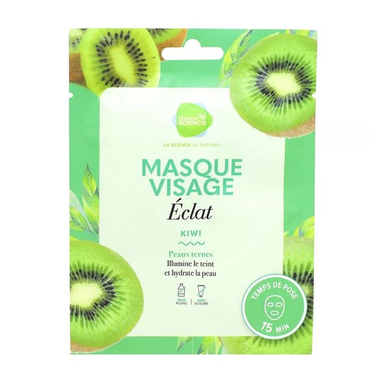 Pharmascience Mascarilla Facial Brillo Kiwi 1ud