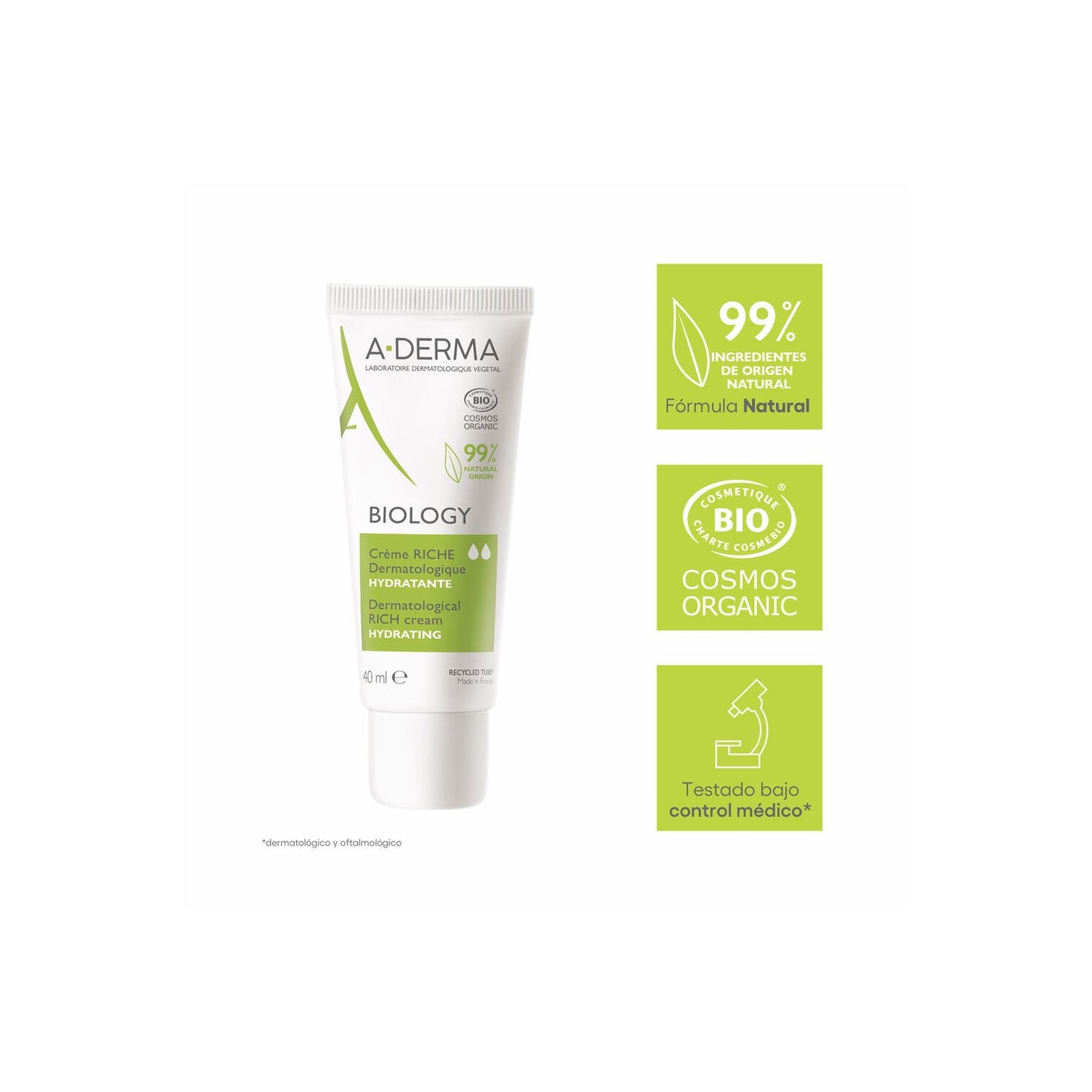 A-Derma Biology Crema Rica 40ml