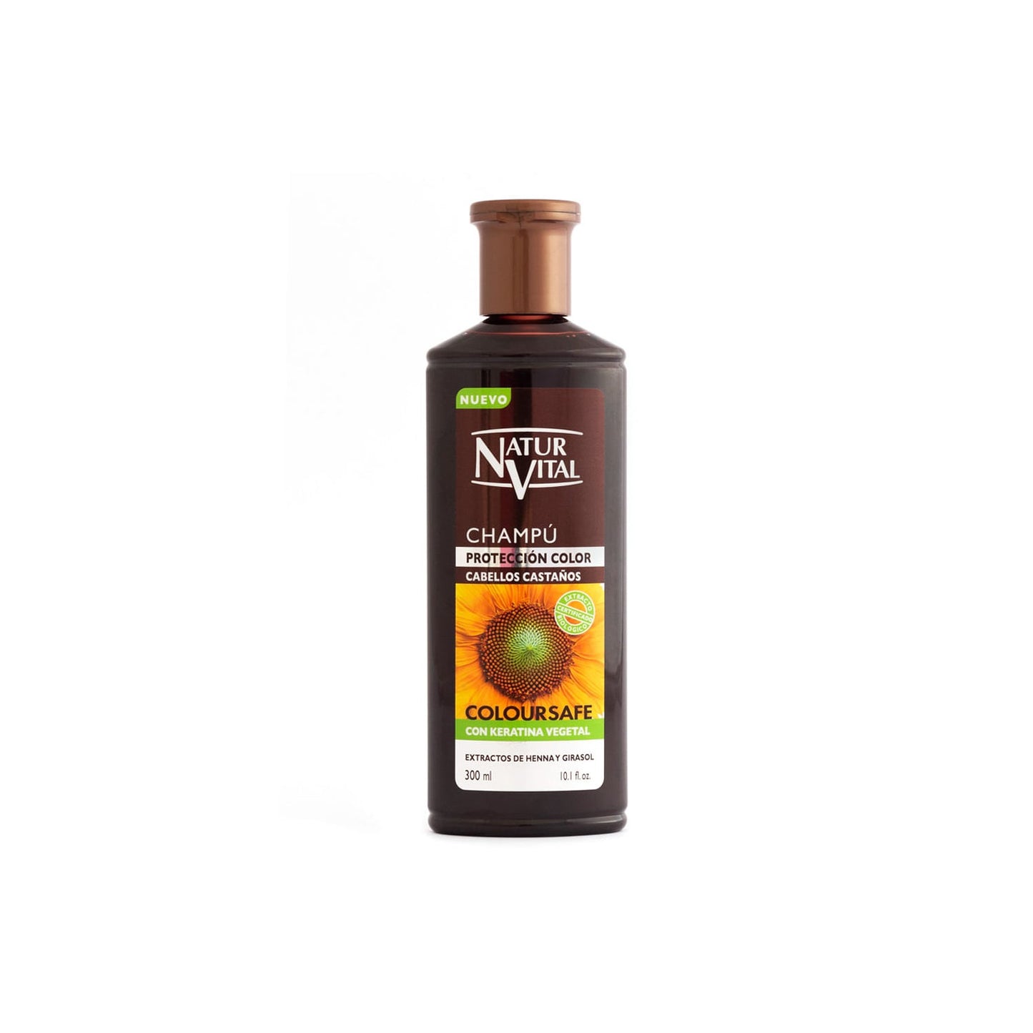 NaturVital Champu Color Castaño 300ml