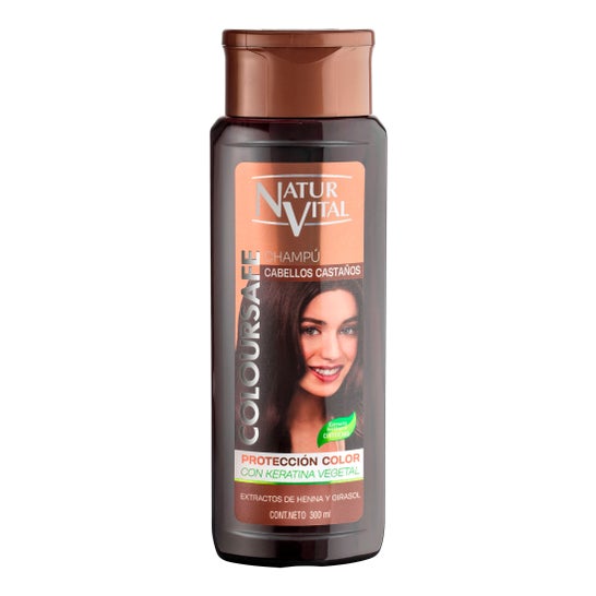 NaturVital Champu Color Castaño 300ml