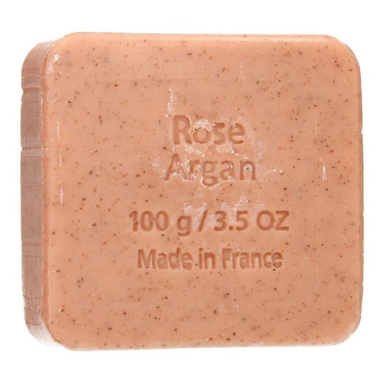 Savon du Midi Jabón Exfoliante Argán Rosa Bio 100g