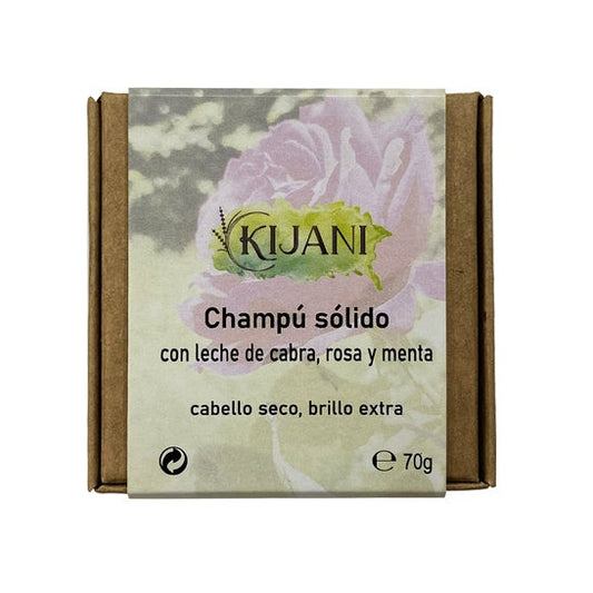 Kijani Shampooing Solide Cheveux Gras Romarin et Ortie 70 g