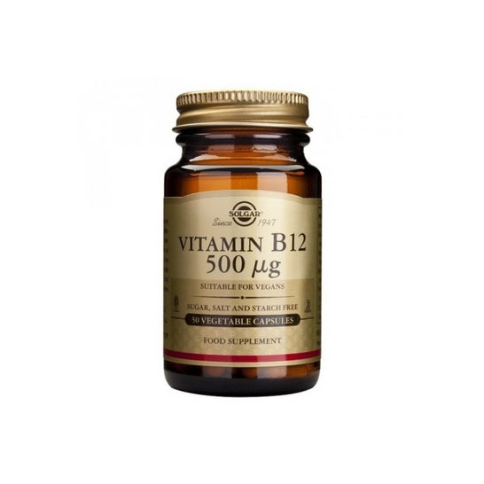 Solgar Vitamina B12 Cianocobalamina 500mcg 50vcaps