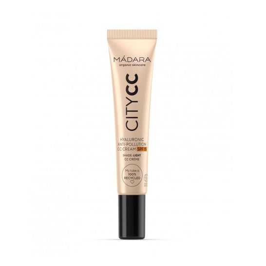 Mádara City CC Hyaluronic Anti Pollution CC Cream SPF15 Light 15 ml