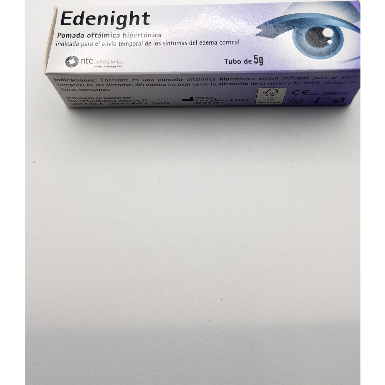 NTC Edenight Pomada Oftalmica 5g