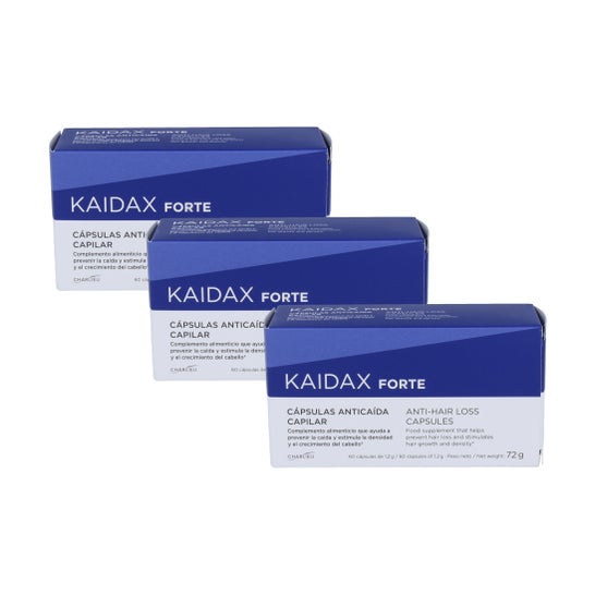 Kaidax Forte Pack Cápsulas Anticaída 3x60 caps