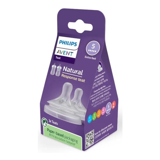 Philips Avent Tetina Natural Birth Response +6M T5 2uds