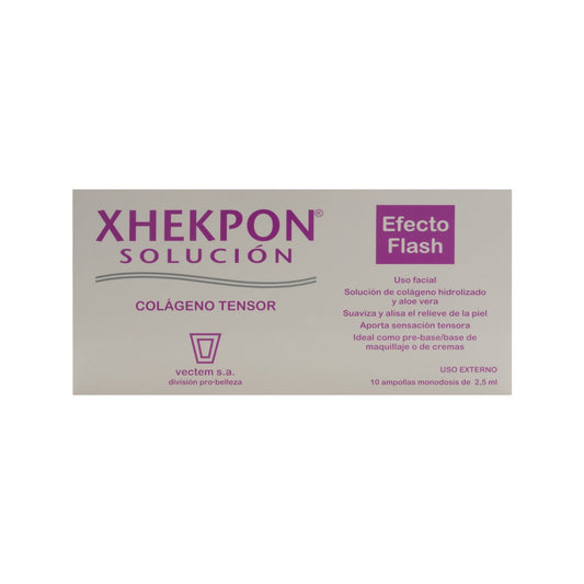 Xhekpon® solución colágeno tensor 10amp