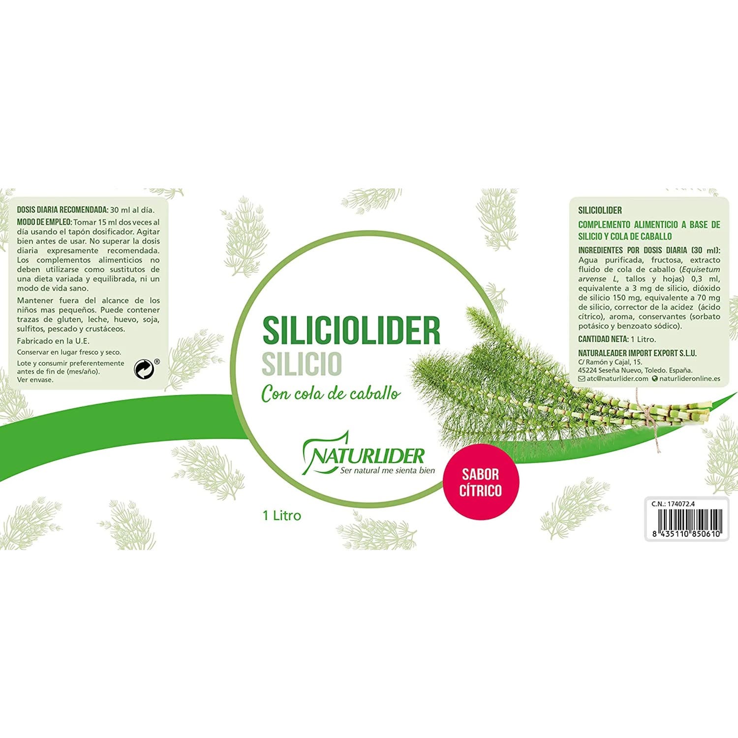 Naturlíder Siliciolíder 1 Litro