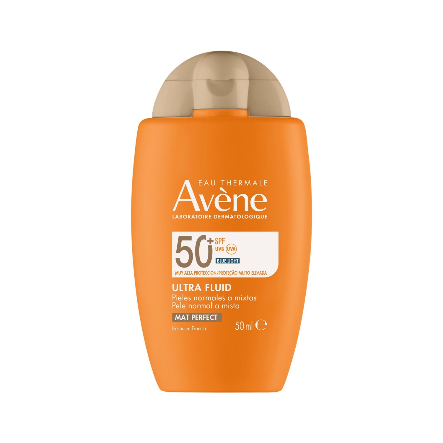Avène Ultra Fluid Mat Perfect con Color Pieles Normales a Mixtas SPF50+ 50ml