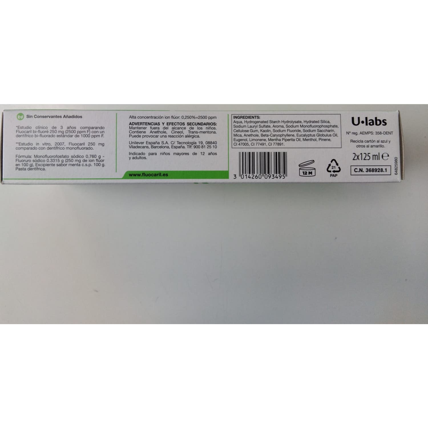 Fluocaril® Bi-Fluoré 2 x 125 ml