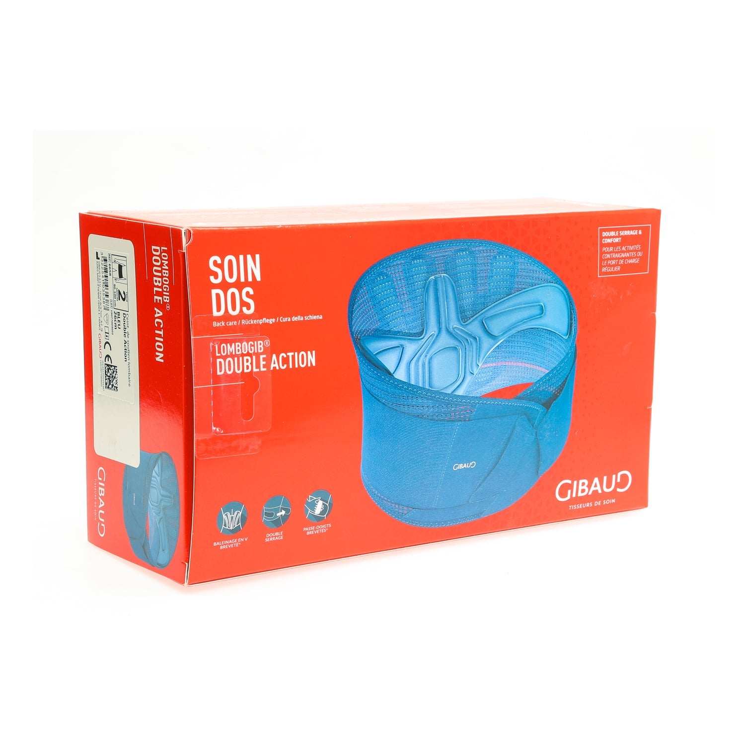 Gibaud - Lombogib Doble Acción Azul Talla 2 Altura 26cm