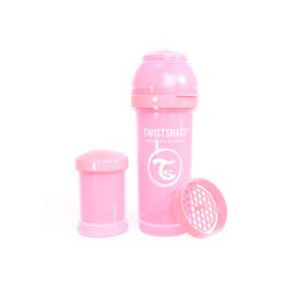 Twistshake Biberón Anticólico Rosa +2m 260ml